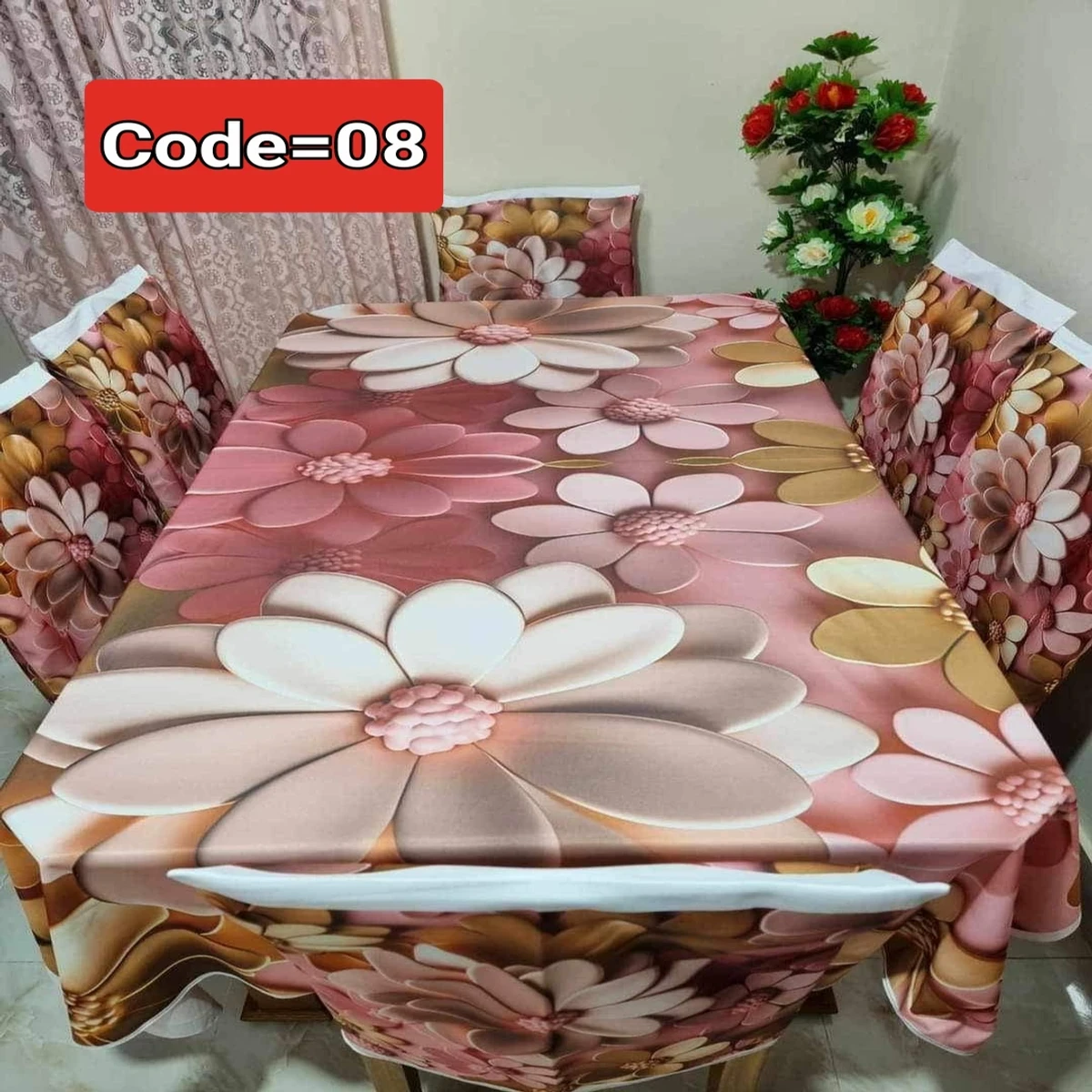 Dining table and chair cover code = 08