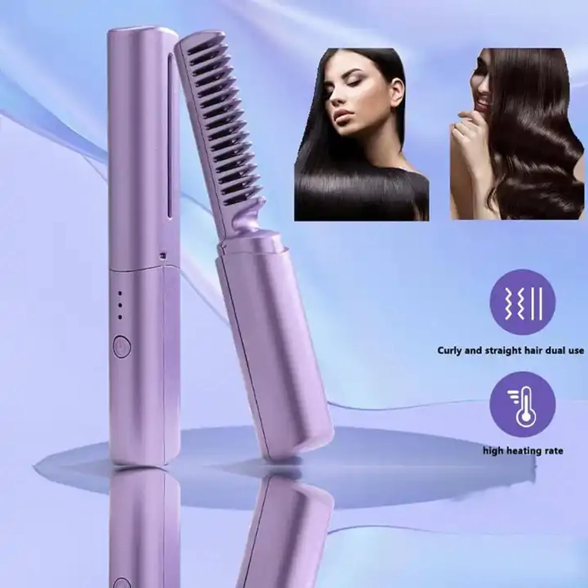 2 in 1 Wireless Hair Hot Comb