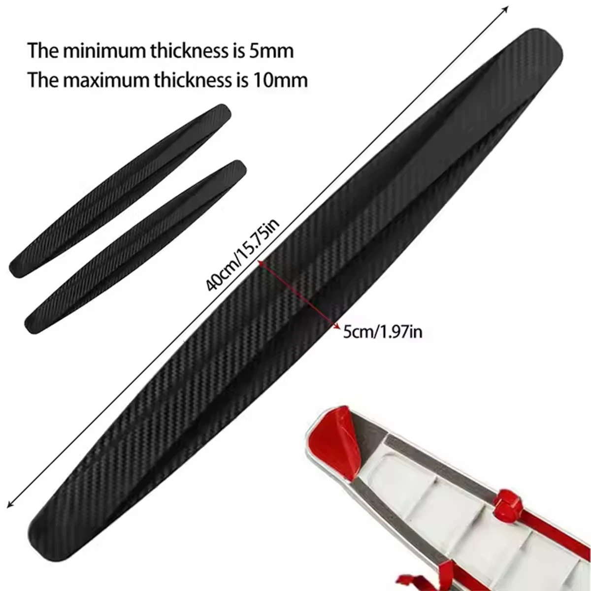 Black Colour Strip(4 Pcs)