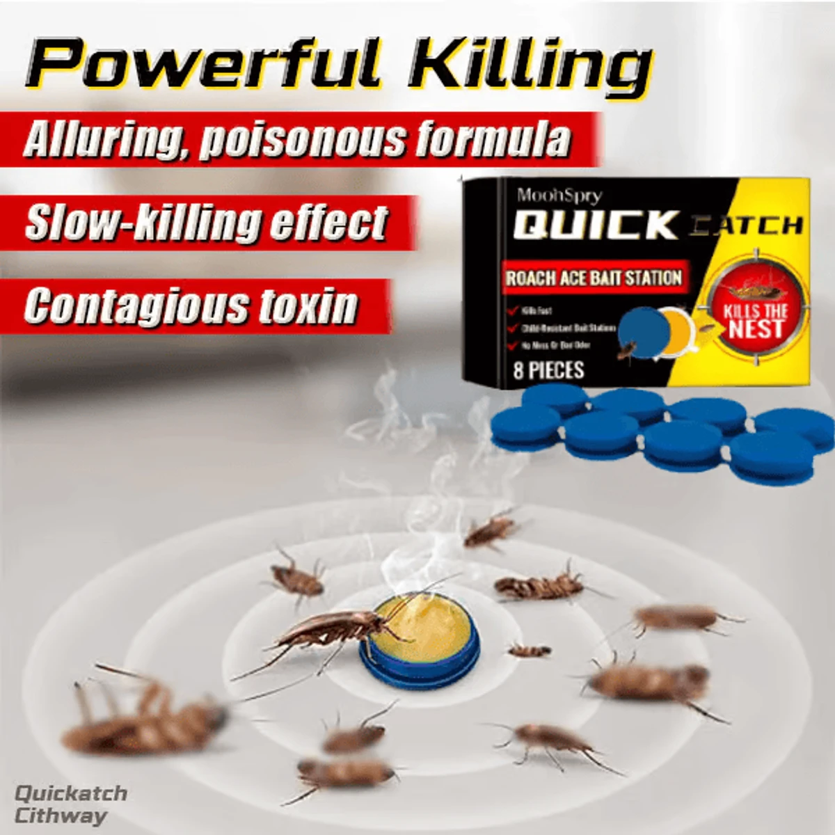 Roach Ace Bait Station(1 box)