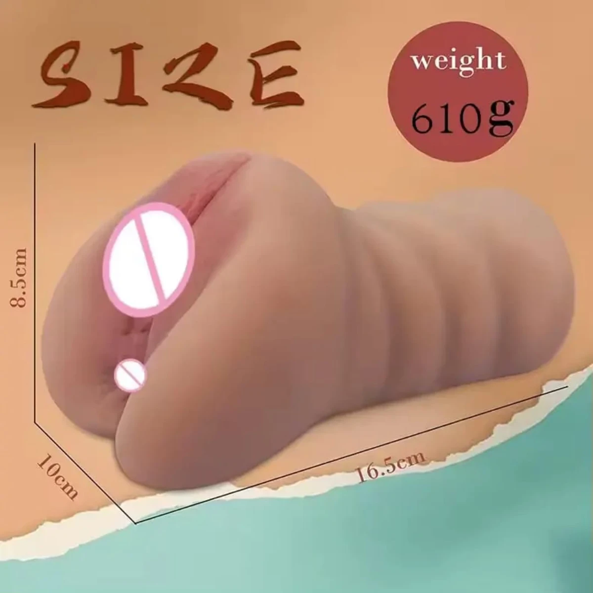Big Aircraft Cup Realistic Deep holes Male Masturbator Silicone Sex Toys For Men Artificial Vagina Anal Mouth Adult Sex Products